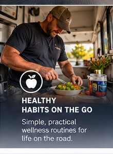 Healthy food for a driver