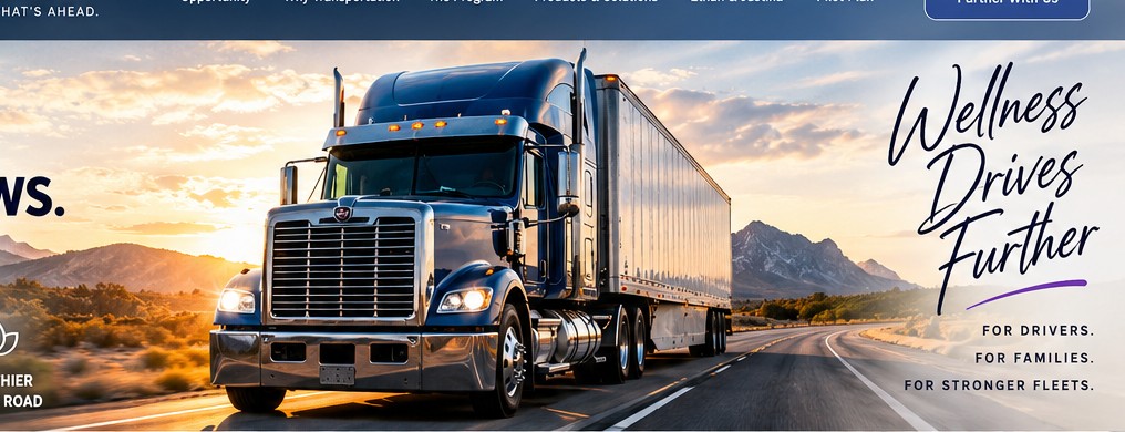 Commercial truck on highway